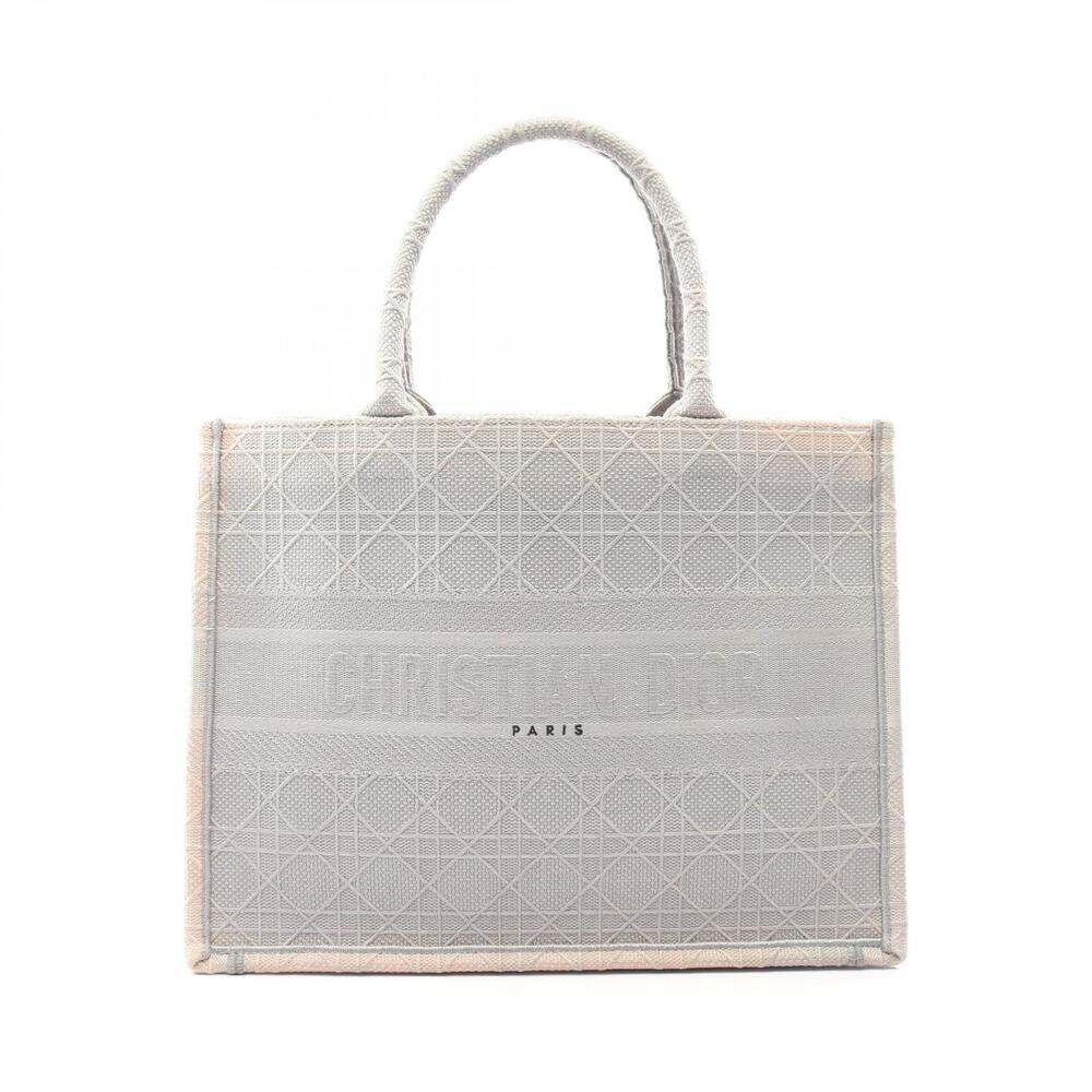 Christian Dior BOOK TOTE Bag Canvas Gray